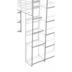 Graduated Steps modification - for bunk & loft beds with built in bookcase 